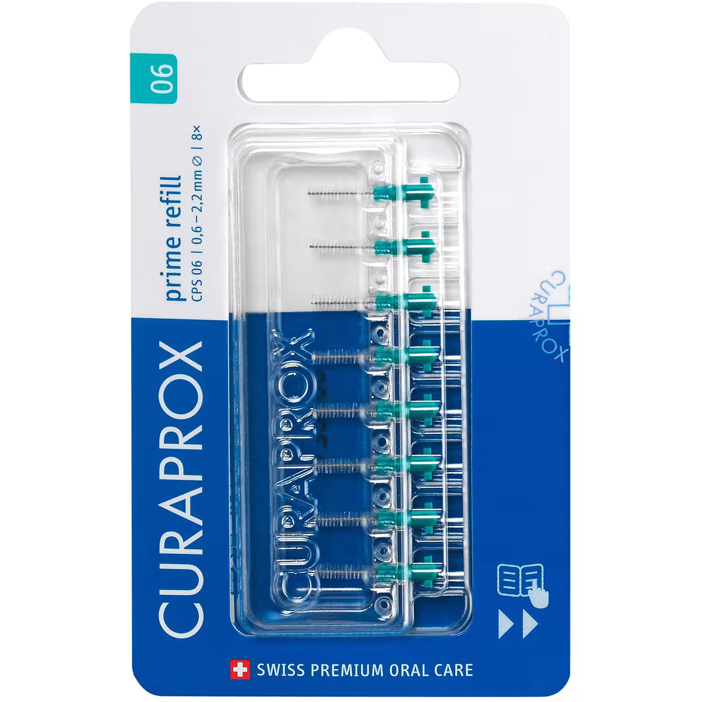Curaprox CPS Prime Interdental Brushes Refill (8 Pack)