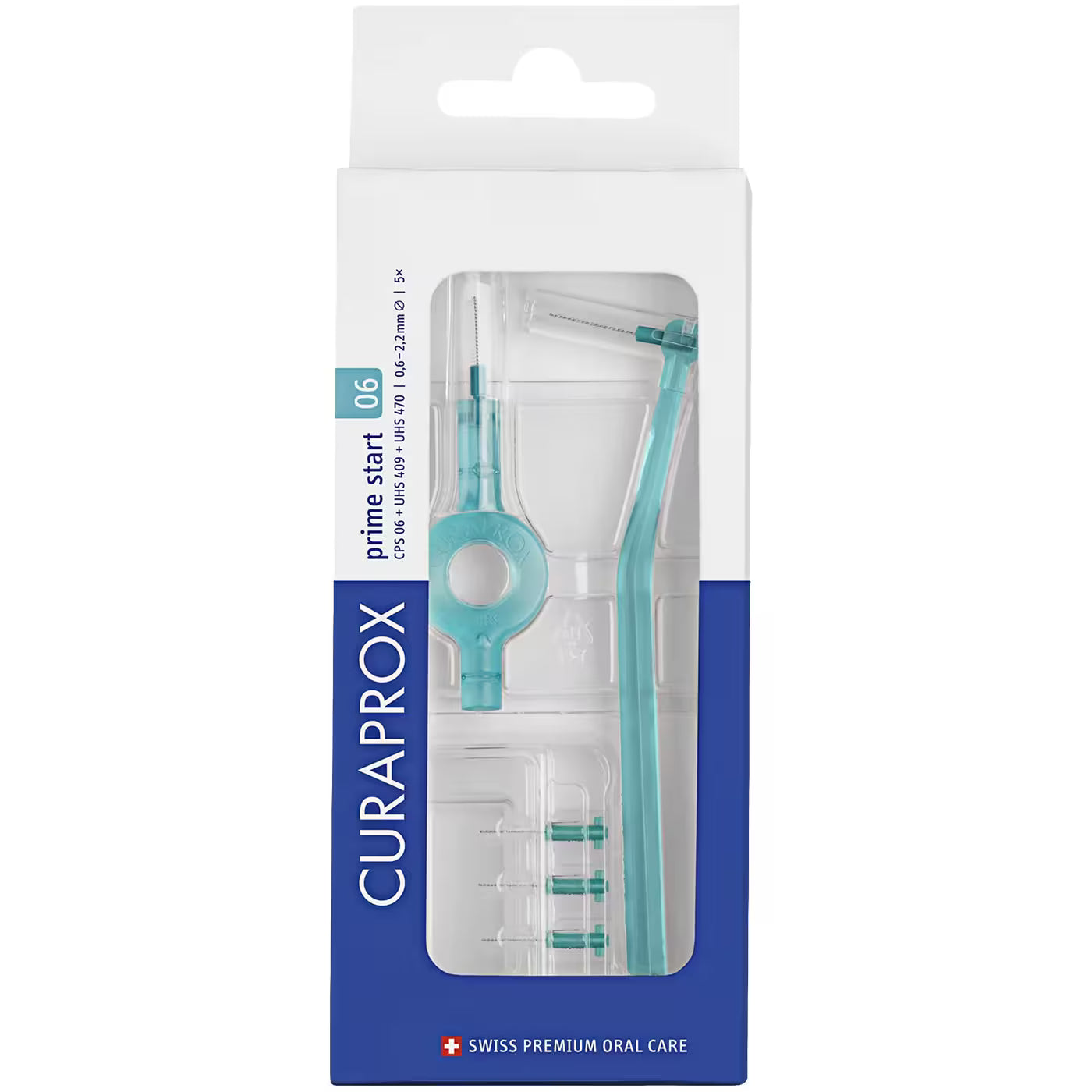 Curaprox CPS Prime Interdental Brushes Starter Kit - 2 Handles 5 Brushes