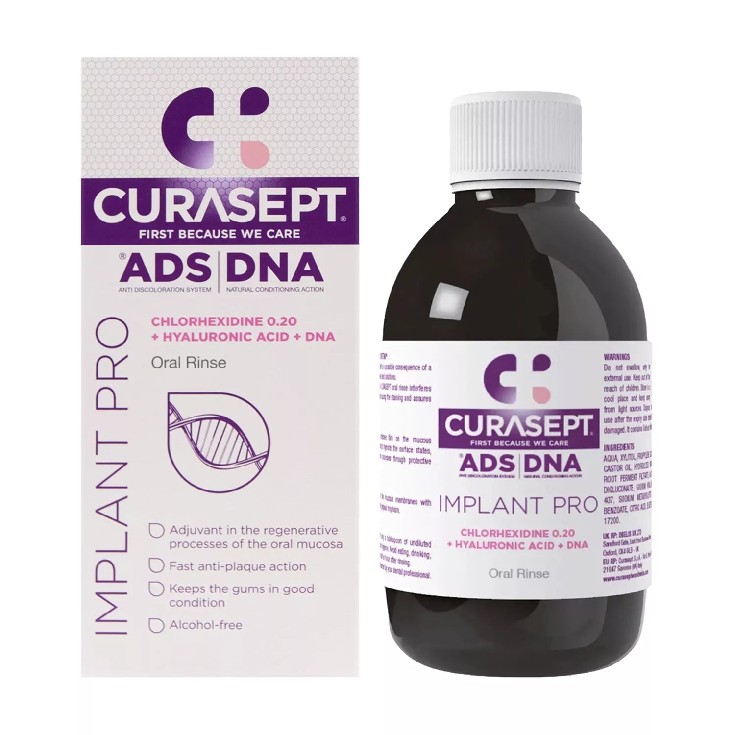 Curasept ADS Implant Mouthwash 0.2% 200ml - image