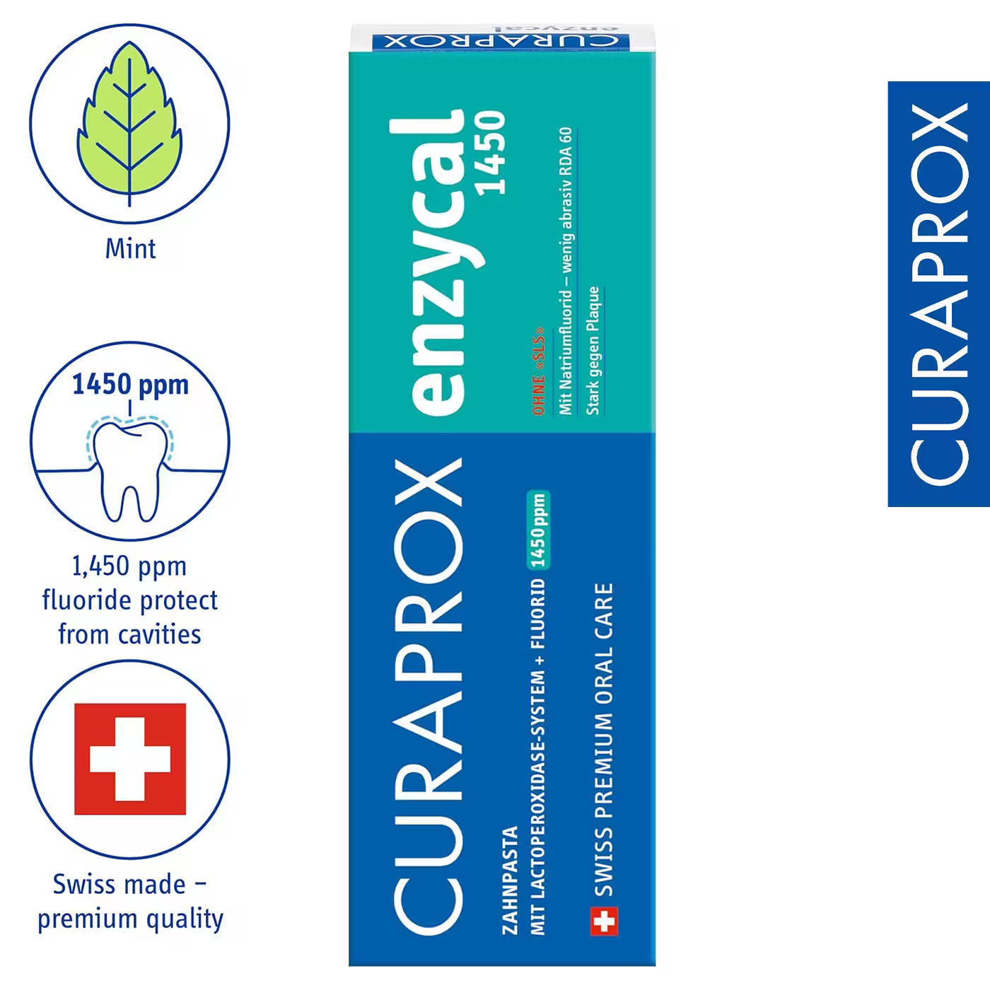 Curaprox Enzycal Toothpaste 1450ppm (75 ml)