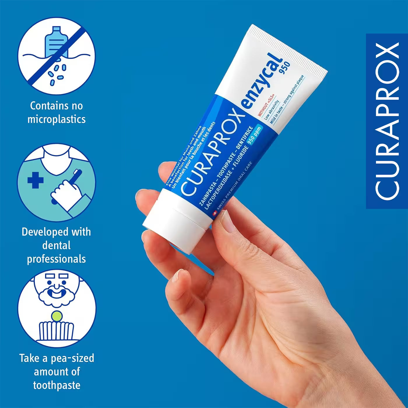 Curaprox Enzycal Toothpaste 950ppm (75 ml)