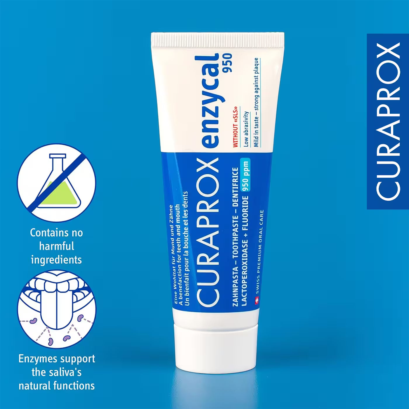 Curaprox Enzycal Toothpaste 950ppm (75 ml)