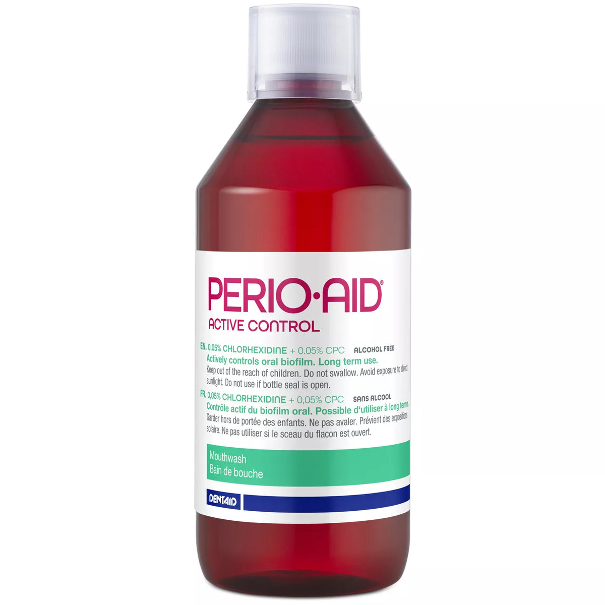 Perio-Aid 0.05% Active Control Mouthwash (500ml)