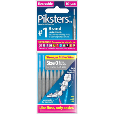 Piksters Interdental Brush Grey	 - Size 1 image