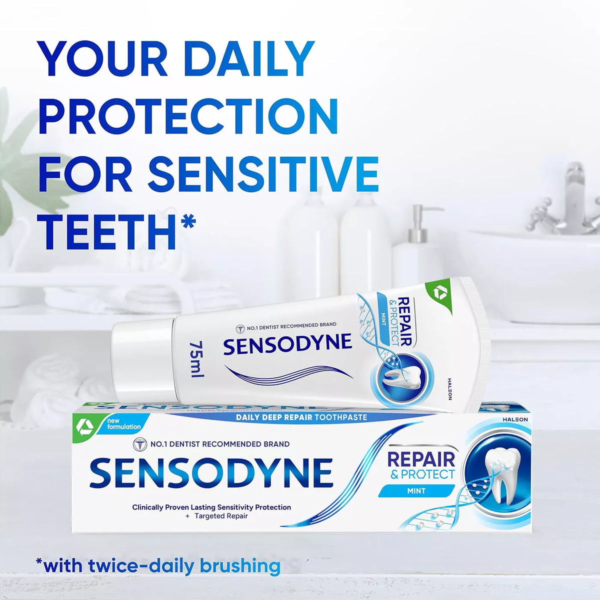 Sensodyne Repair & Protect Mint Toothpaste (75ml)