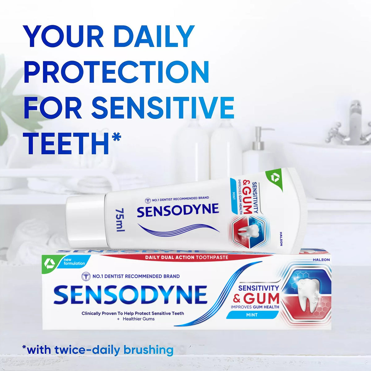 Sensodyne Sensitivity & Gum Mint Toothpaste (75ml)
