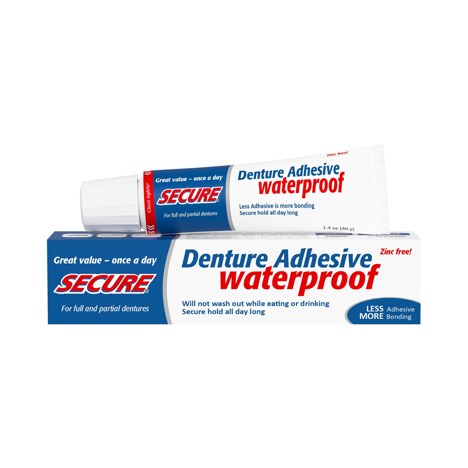 Secure Denture Adhesive waterproof - main image