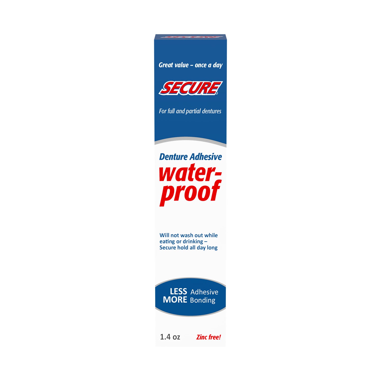 Secure Denture Adhesive waterproof, denture glue - image