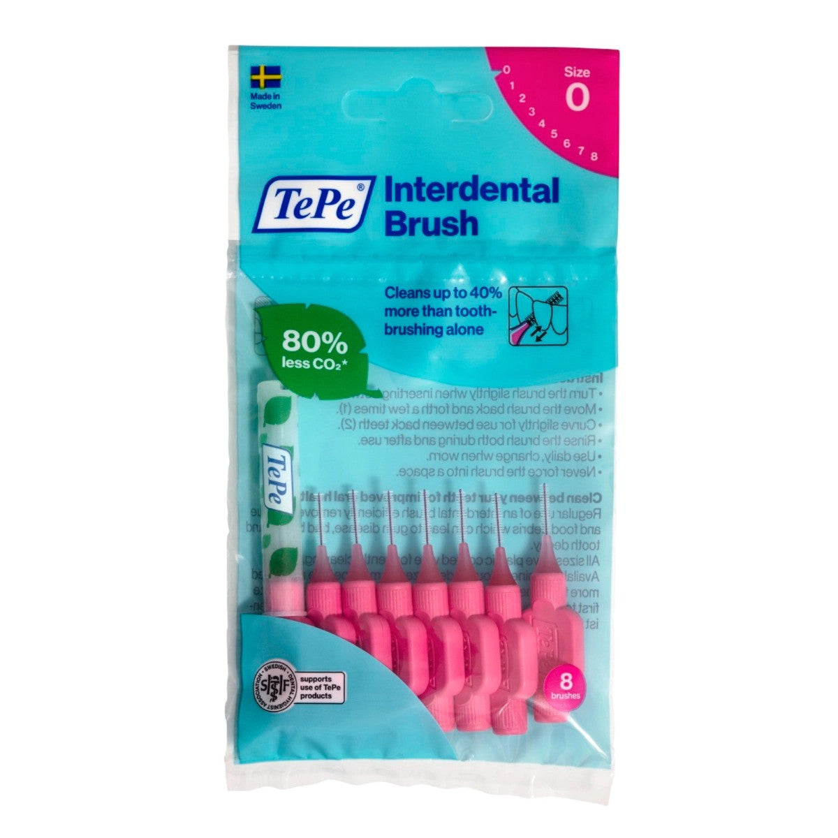 TePe Original  Interdentals 8-Pack Pink - 0.4mm image