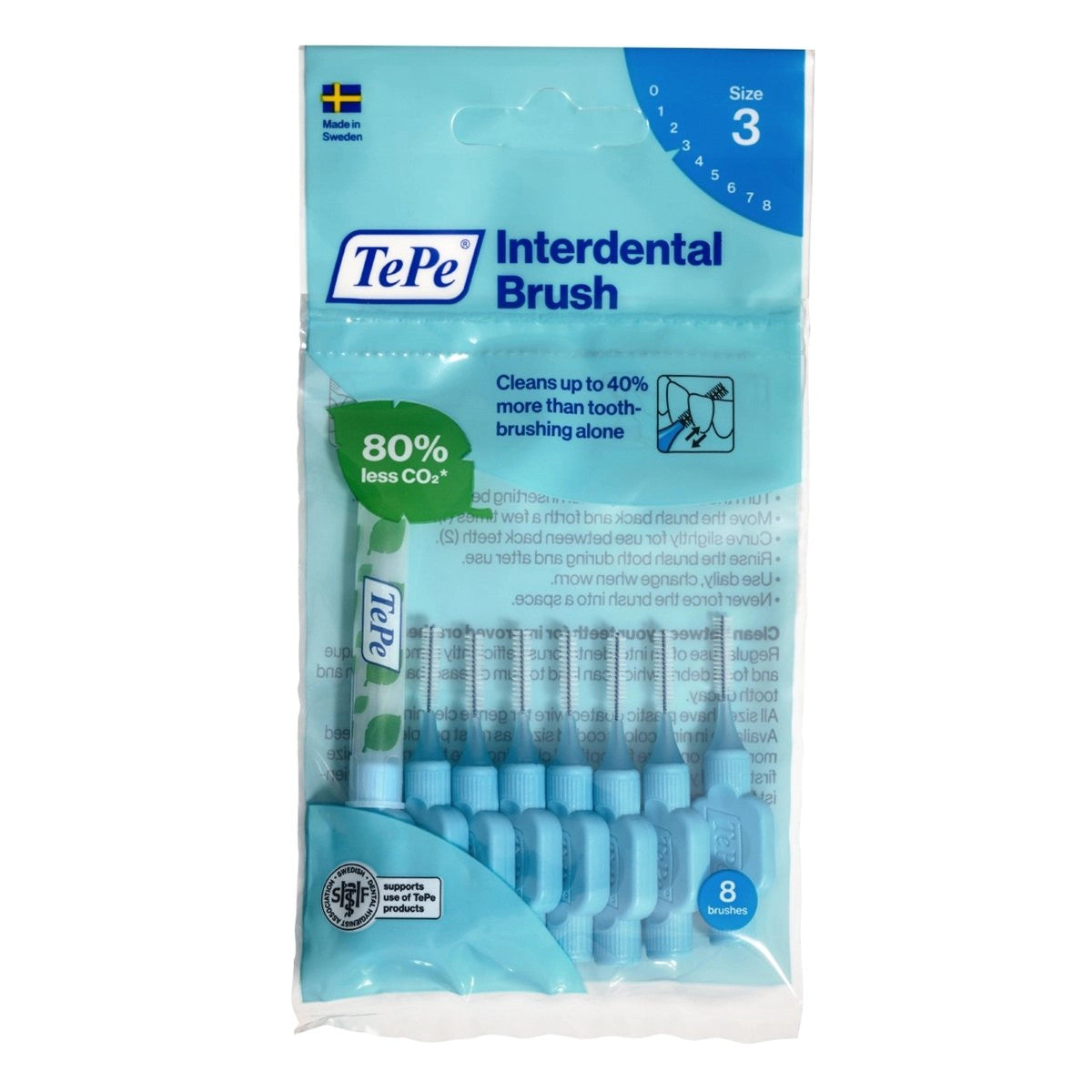 TePe Original  Interdentals 8-Pack Blue - 0.6mm image