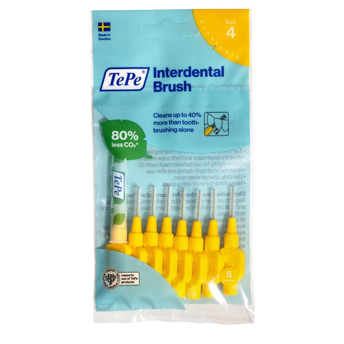 TePe Original  Interdentals 8-Pack Yellow - 0.7mm image