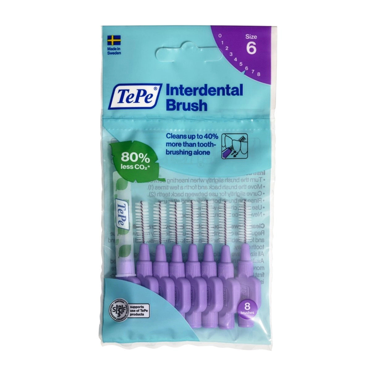 TePe Original  Interdentals 8-Pack Purple - 1.1mm image