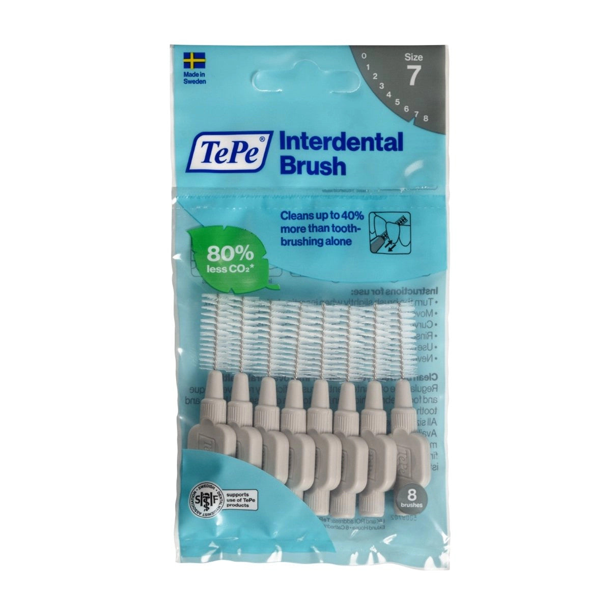 TePe Original  Interdentals 8-Pack Grey - 1.3mm image