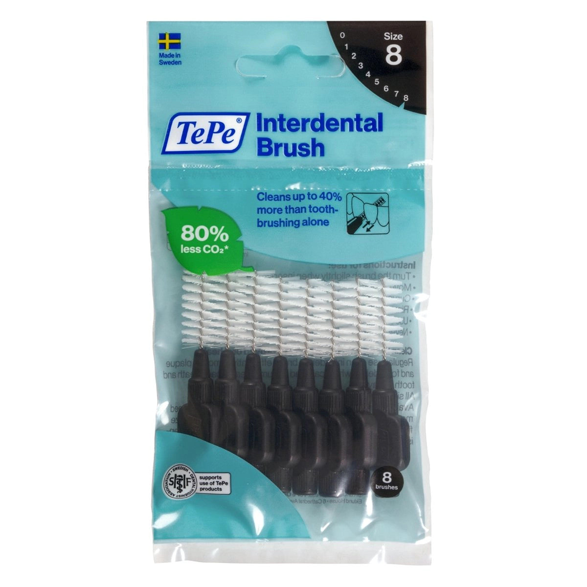 TePe Original  Interdentals 8-Pack Black - 1.5mm image