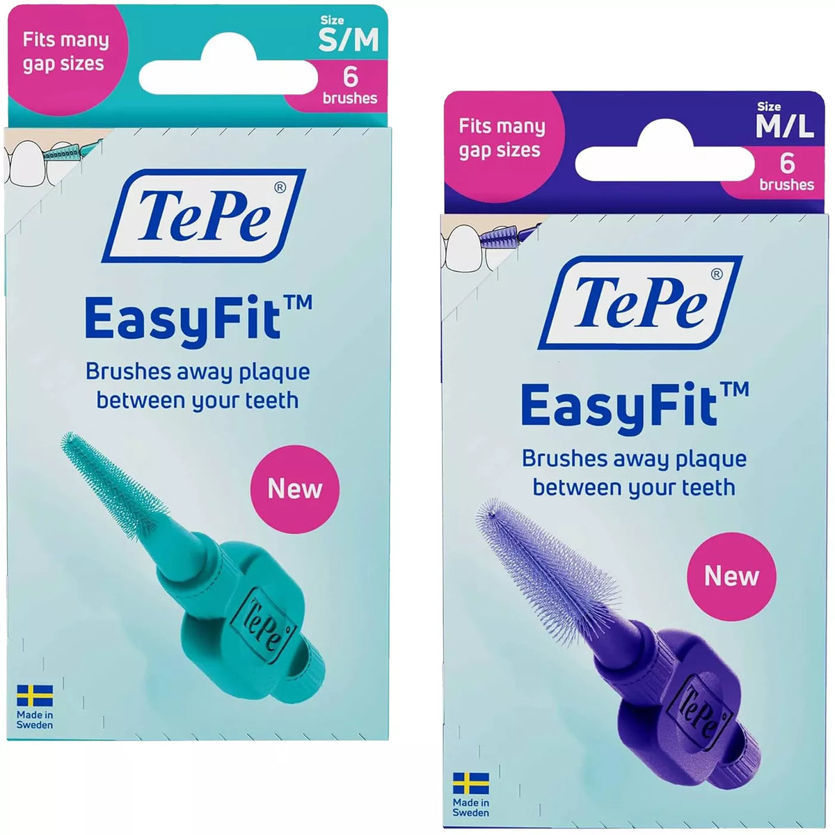 TePe EasyFit™ - Small/Medium & Medium/Large