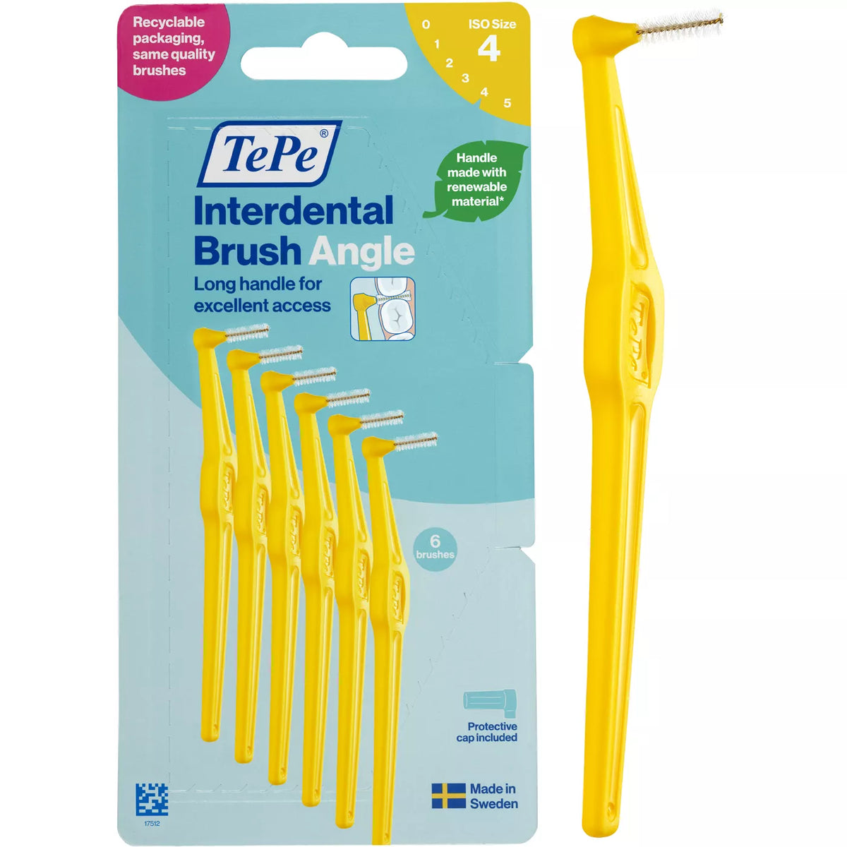TePe Angle Interdental Brushes 6 Pack