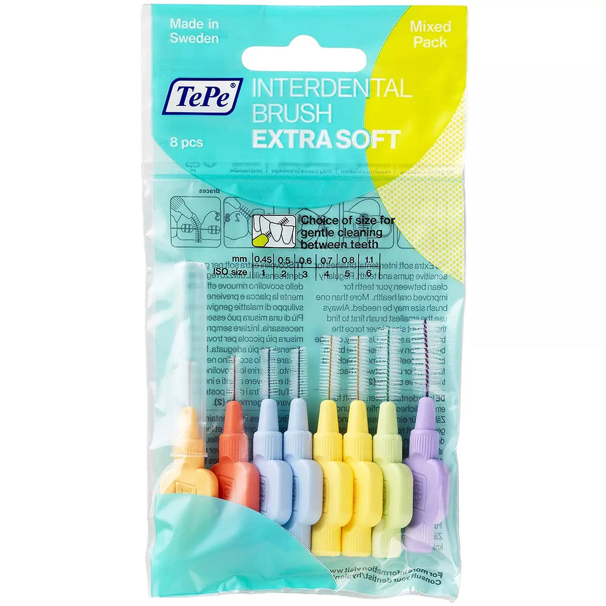 TePe Extra Soft Interdental Brushes 8 Pack