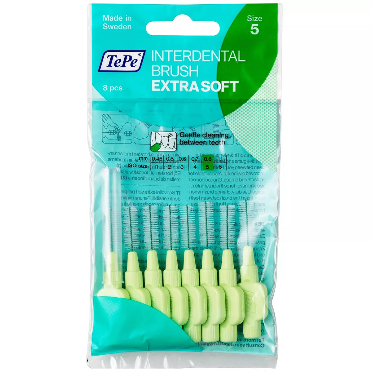 TePe Extra Soft Interdental Brushes 8 Pack