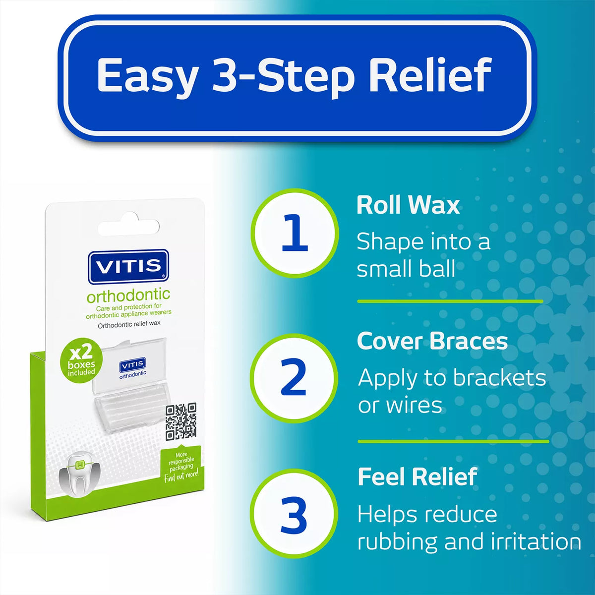 VITIS Orthodontic Wax (2 Pack)