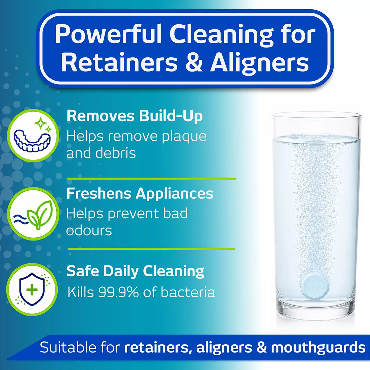 VITIS Orthodontic Effervescent Cleansing Tablets