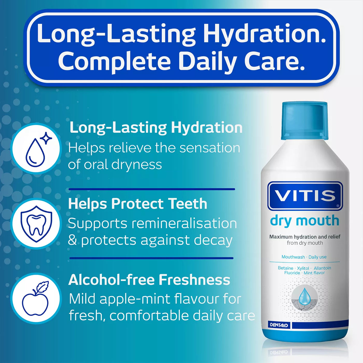 VITIS Dry Mouth Mouthwash