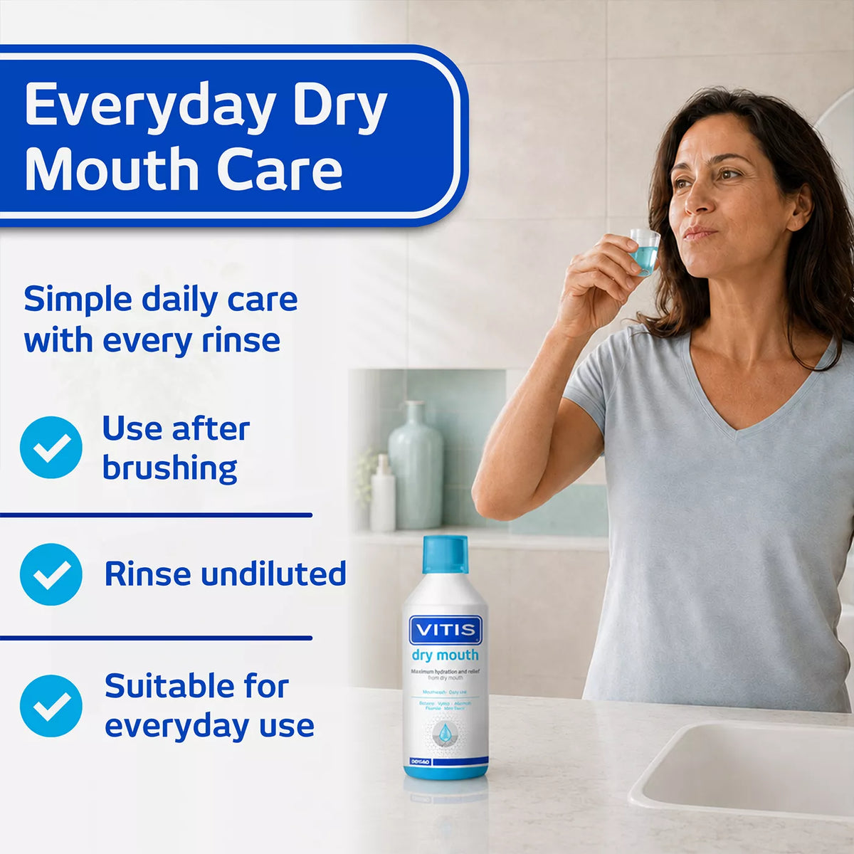 VITIS Dry Mouth Mouthwash