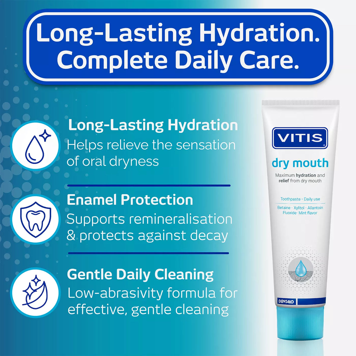 VITIS Dry Mouth Toothpaste (100ml)