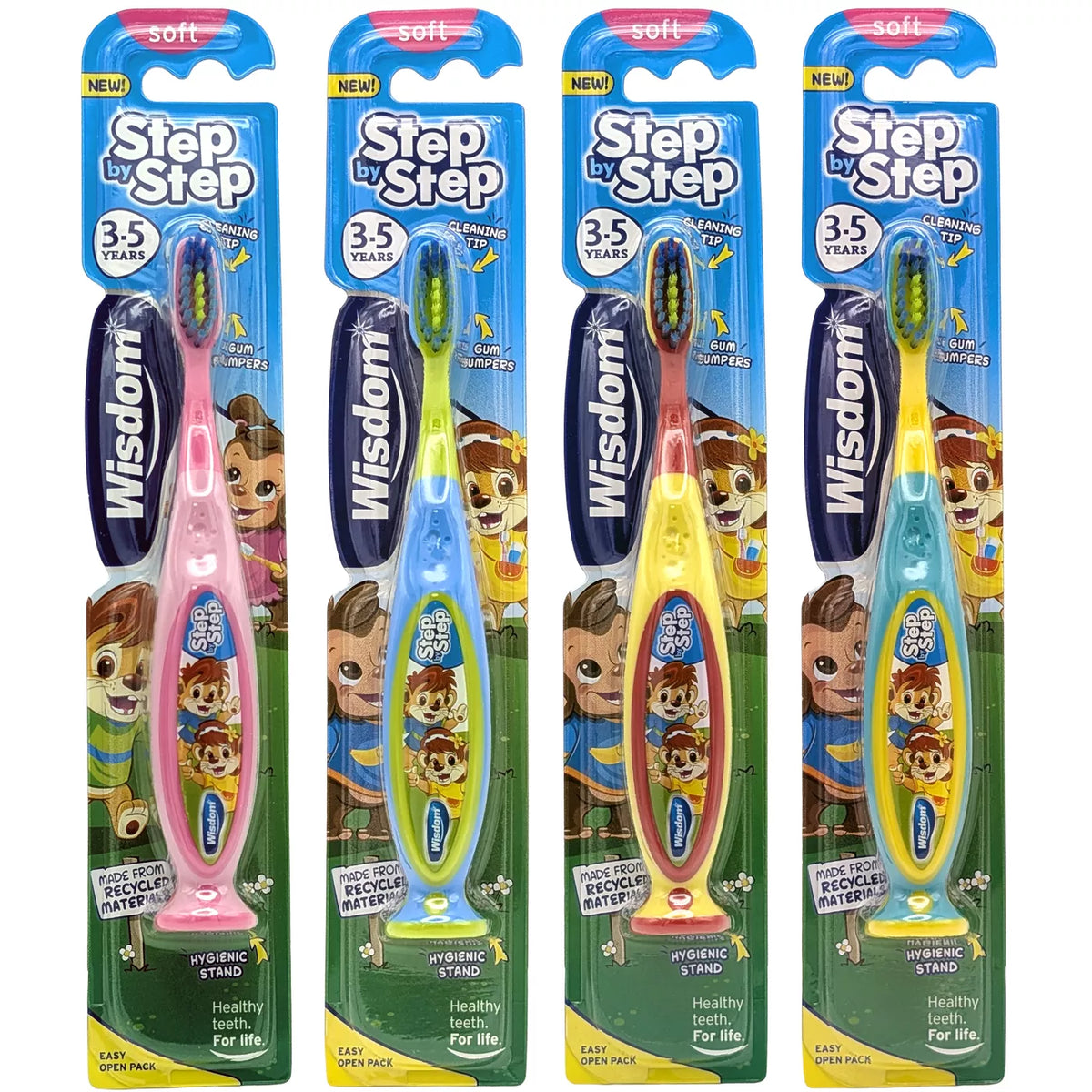 Wisdom Step by Step Kids Toothbrush 3-5 Years