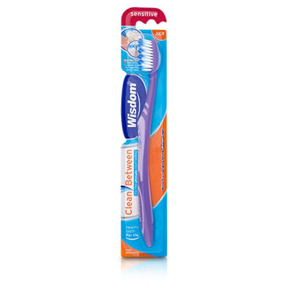 Wisdom Clean Between Sensitive Toothbrush | Fine Filaments