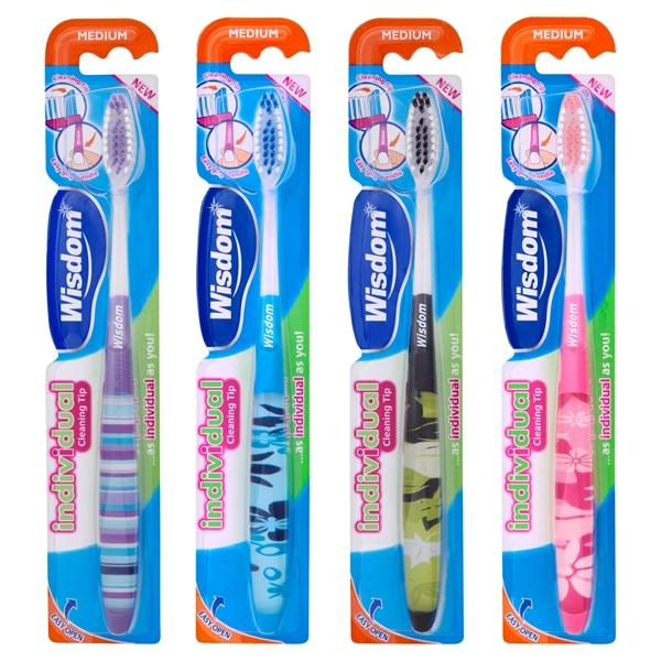 Wisdom Individual Cleaning Tip Toothbrush | Unique Designs - image