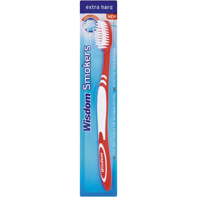 Wisdom Smokers Extra Hard Bristles Toothbrush - image