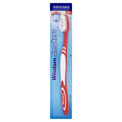 Wisdom Smokers Toothbrush | Extra Hard Bristles Toothbrush - image