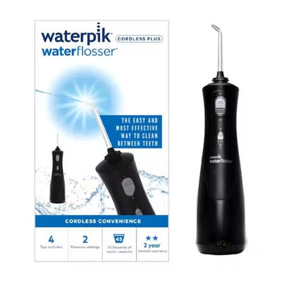 Waterpik Cordless Plus Water Flosser (Black) WP492 - image