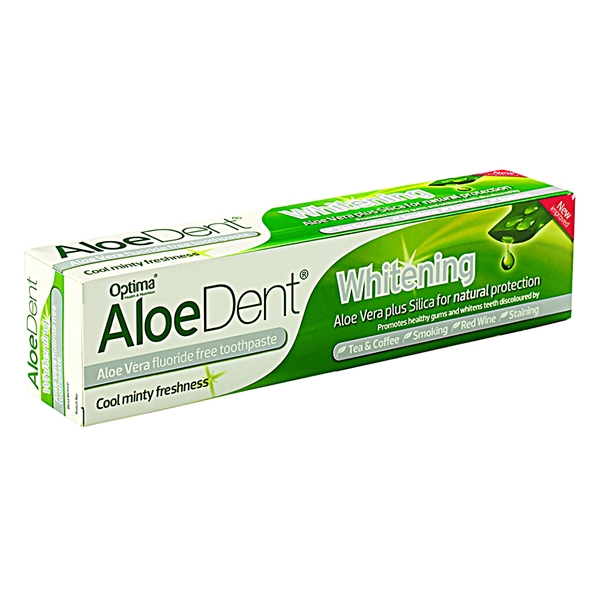 Aloe Dent Whitening Fluoride Free Toothpaste with Silica 100ml