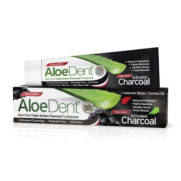 Aloe Dent Triple Action Charcoal Toothpaste