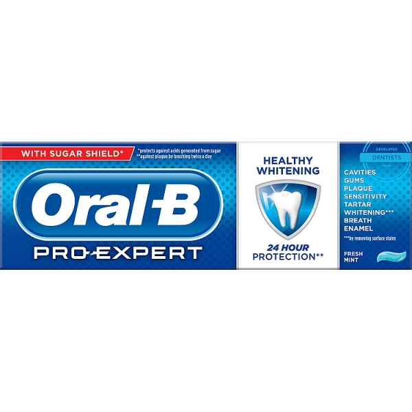 Oral-B Pro-Expert Healthy White Toothpaste 75ml - Mint